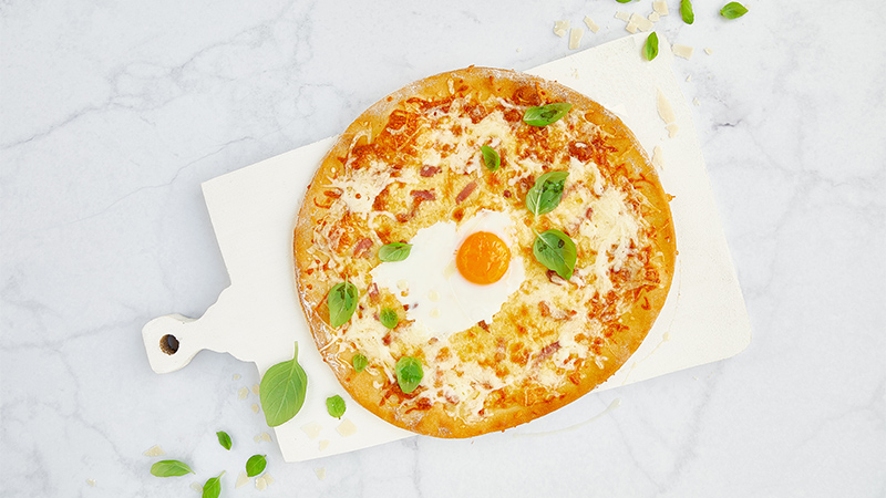 Pizza à Carbonara
